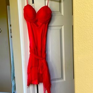 Holiday cocktail dress . 100% silk . Size small. Worn 1x.